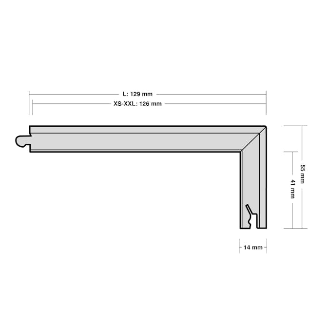 Trappnos Berg Berg Ek XXL Hjärter Borstad Vitolja Trapp B