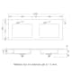 Tvättställ Solid Surface Tenfors Flow Solid Surface