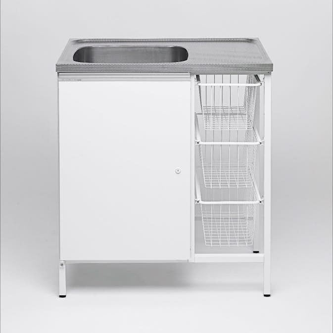 Tvättbänk Contura Steel CAB 8 Vit