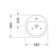Tvättställ Duravit Starck 1 044648