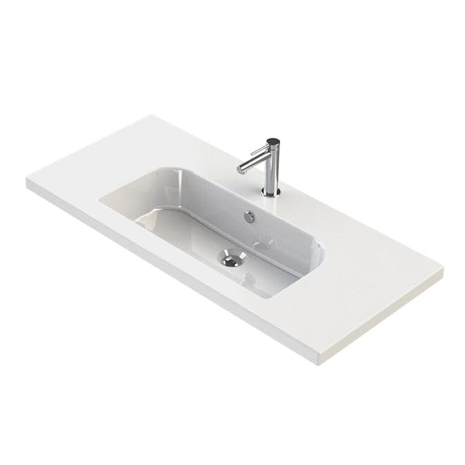 Tvättställ Miller Badrum D-form 100