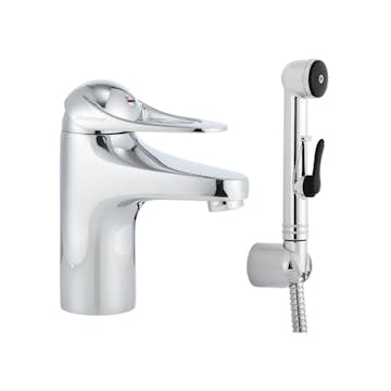 Tvättställsblandare FM Mattsson 9000E II  med Handdusch