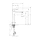 Tvättställsblandare Hansgrohe Metris 200