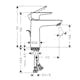 Tvättställsblandare Hansgrohe Talis E 110