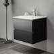 Tvättställsskåp Bathlife Eufori Svart