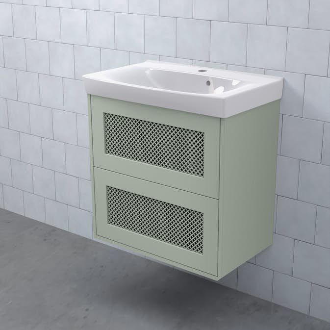 Tvättställsskåp Björbo Badrum Mejda Kompakt Hög