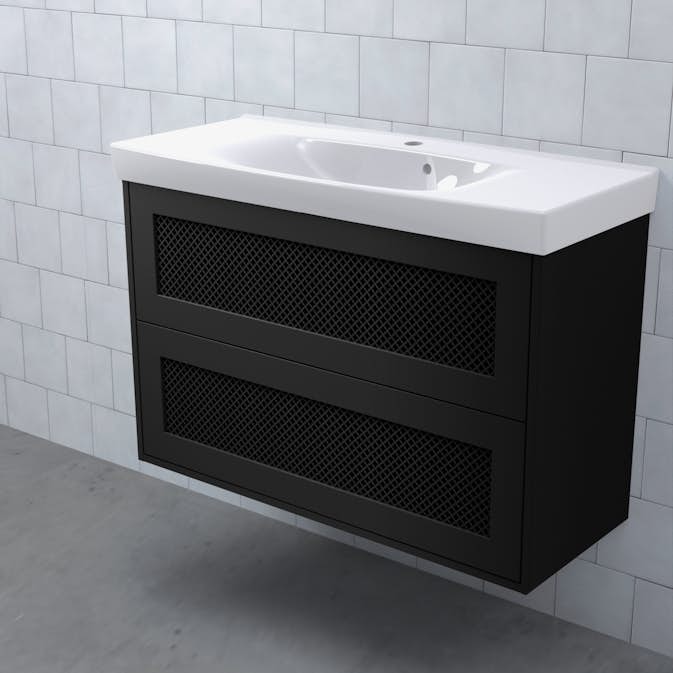 Tvättställsskåp Björbo Badrum Mejda Kompakt Hög