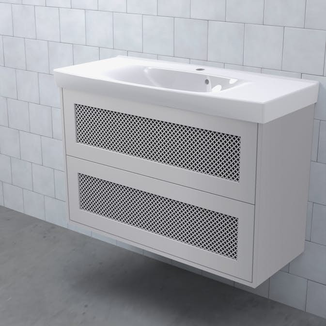 Tvättställsskåp Björbo Badrum Mejda Kompakt Hög