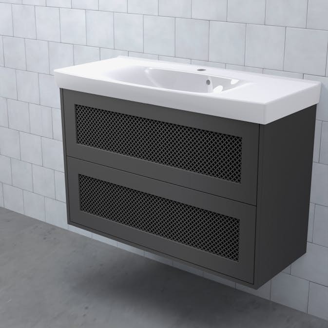 Tvättställsskåp Björbo Badrum Mejda Kompakt Hög