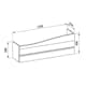 Tvättställsskåp Laufen Il Bagno Alessi One Tuna 424360