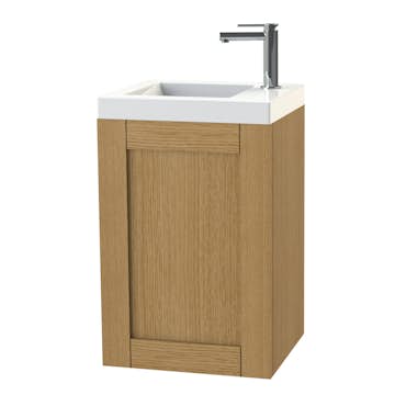 Tvättställsskåp Miller Badrum London 40 för Heltäckande Tvättställ