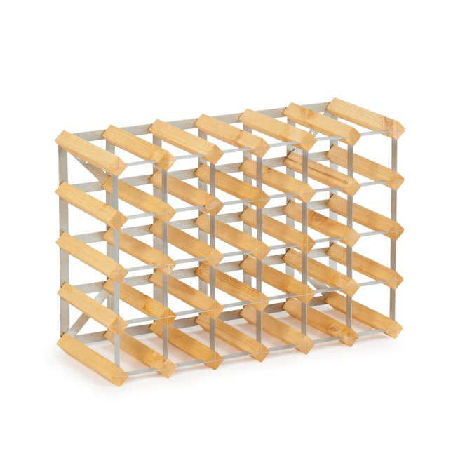 Vinställ Traditional Wine Rack 30 Flaskor Påbyggningsbart