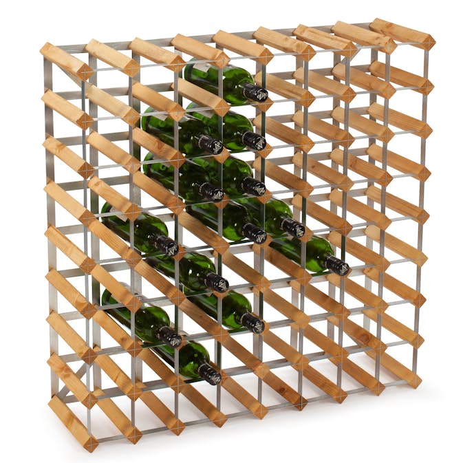 Vinställ Traditional Wine Rack 72 Flaskor Påbyggningsbart