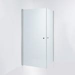 Duschhörn Duschbyggarna Twin De Luxe Frostat Glas