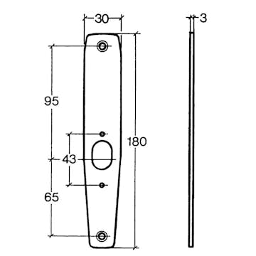 Underläggsbricka ASSA Fix 4285
