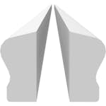 Underliggare Jabo Profilfräst 2400x22x45 mm