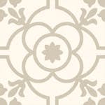 Klinker Tenfors Blomknopp Bone 20x20 cm