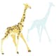 Väggdekor RoomMates Giraffe Giant