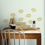 Väggdekor RoomMates Lip with Glitter