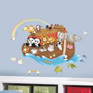 Väggdekor RoomMates Noah's Ark