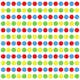 Väggdekor RoomMates Primary Confetti Dots