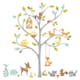 Väggdekor RoomMates Woodland Fox & Friends Tree