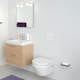 Vägghängd Toalettstol Gustavsberg Hygienic Flush 5G84 Komplett