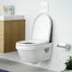 Vägghängd Toalettstol Gustavsberg Hygienic Flush 5G84 Komplett