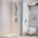 Vägghängd Toalettstol Geberit iCon Rimfree 3575 med Grohe Rapid SL 113 cm