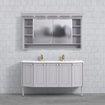 Tvättställsskåp Björbo Badrum Valhall 150 Luckor Dubbel