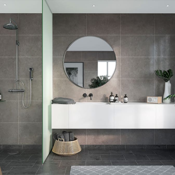 Våtrumsskiva Fibo Grey Sahara 4746-M6040 STN