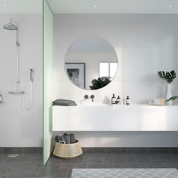 Våtrumsskiva Fibo White 2094-M66 S