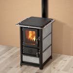 Vedspis MBS Olymp Plus Täljstenskamin med Kokplatta