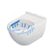 Vägghängd Toalettstol Duravit Starck 3 252709 Rimless utan Toalettsits