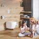 Vägghängd Toalettstol Grohe Euro Ceramic 39328 Komplett