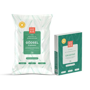 Gödsel Xeed Höstpaket Med Gräsfrö Mineral 350 kvm