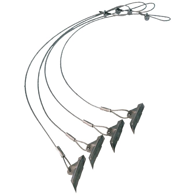 Markförankrare Gop Easy Aluminium 4-Pack