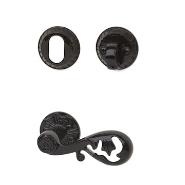 Ytterdörrhandtag Habo A4472 Kombi Brunoxid