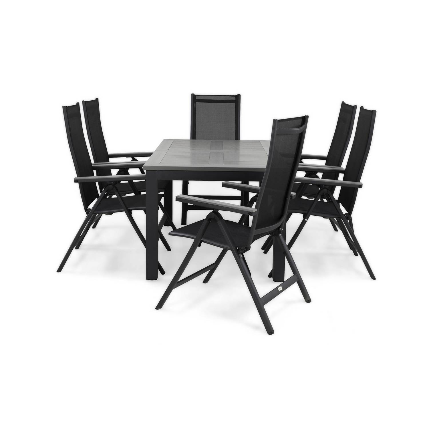 Matgrupp Comfort Garden Monaco Matgrupp Utomhus 152-210 med 6 Positionsstol