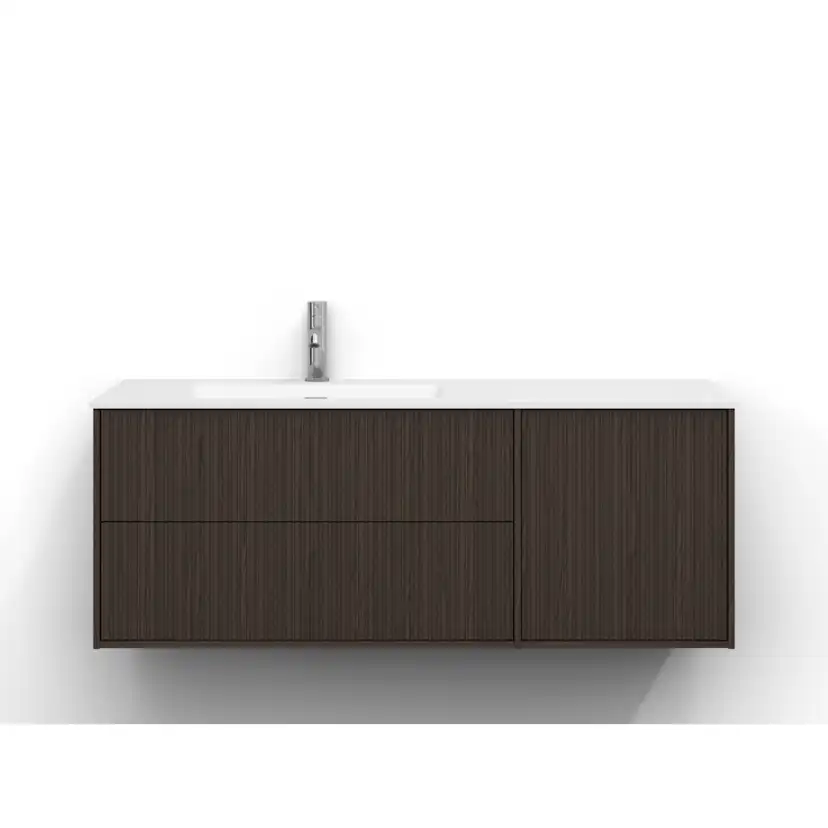 Tvättställsskåp Svedbergs Epos 120x45 med 2+1 Lådor