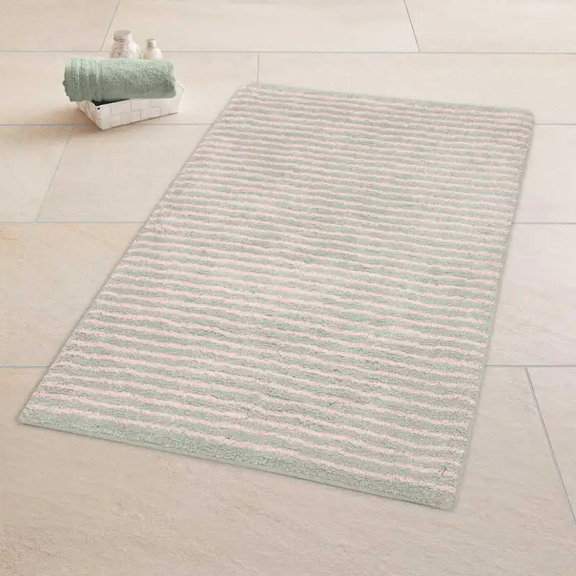 Badrumsmatta Amalia Eucalyptus 60x90 cm Grön, 90x60 cm