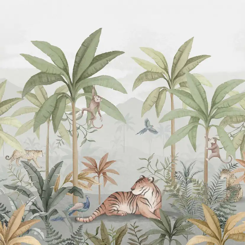 Tapet Boråstapeter Wild Jungle Mural 6945