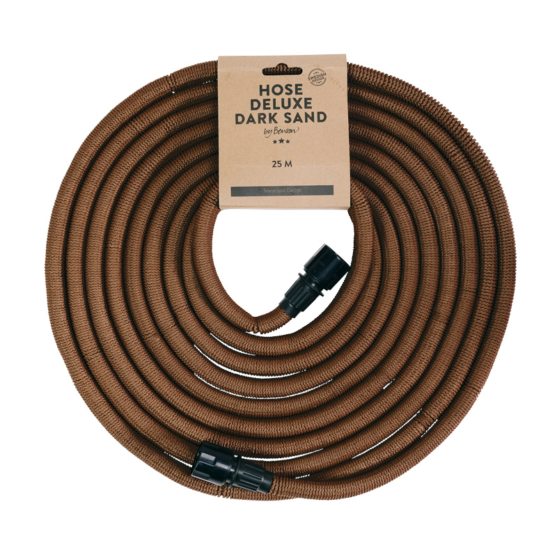 Trädgårdsslang By Benson Deluxe Mörk Sand 25 m