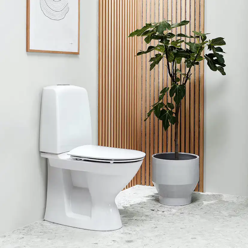 Toalettstol Ifö Spira 6260 Rimfree med WC-Lim