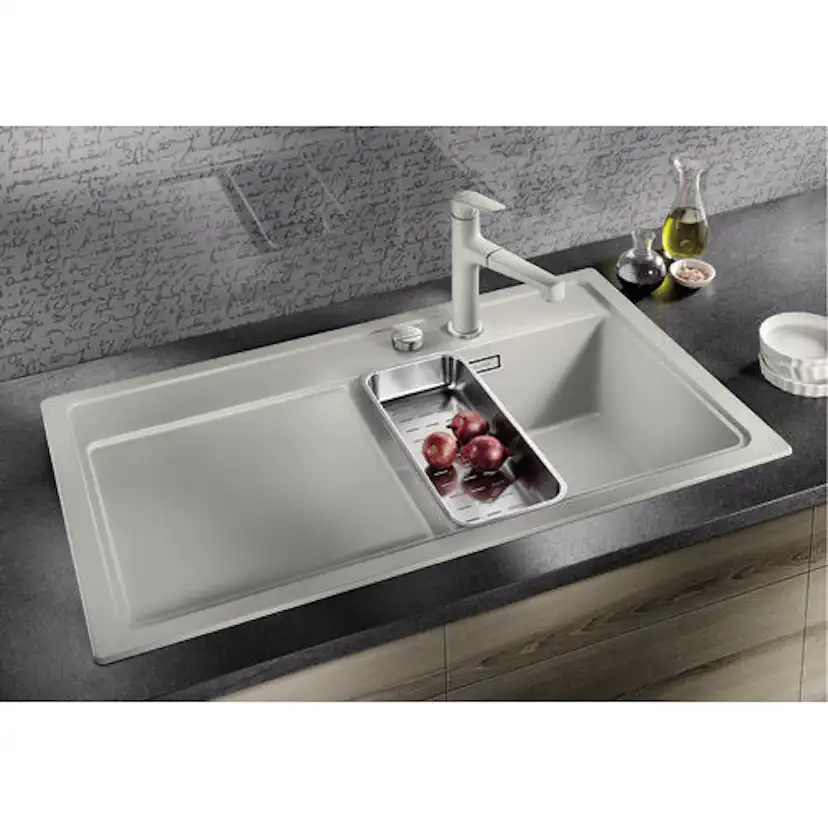 Sköljskål Blanco Rostfritt stål 361 x 167 mm