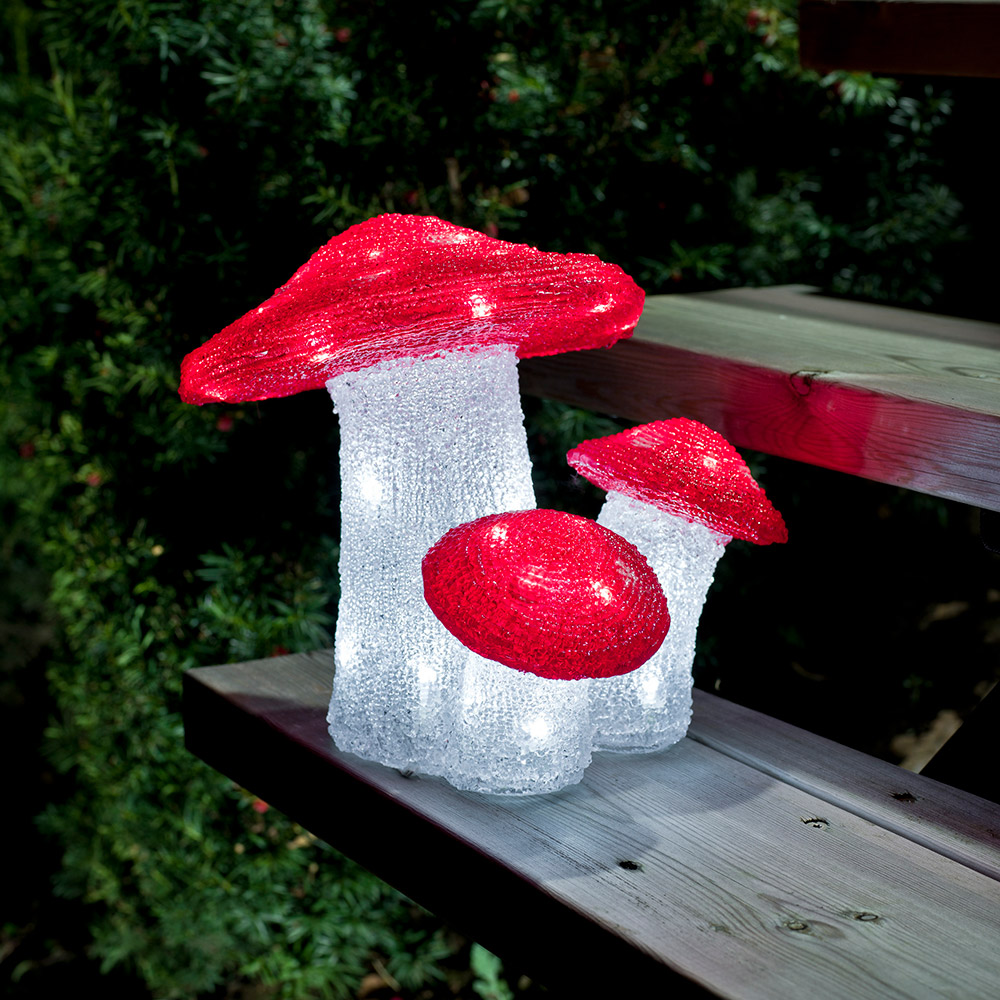 Dekorationsbelysning Gnosjö Konstsmide Flugsvampar 48 st LED