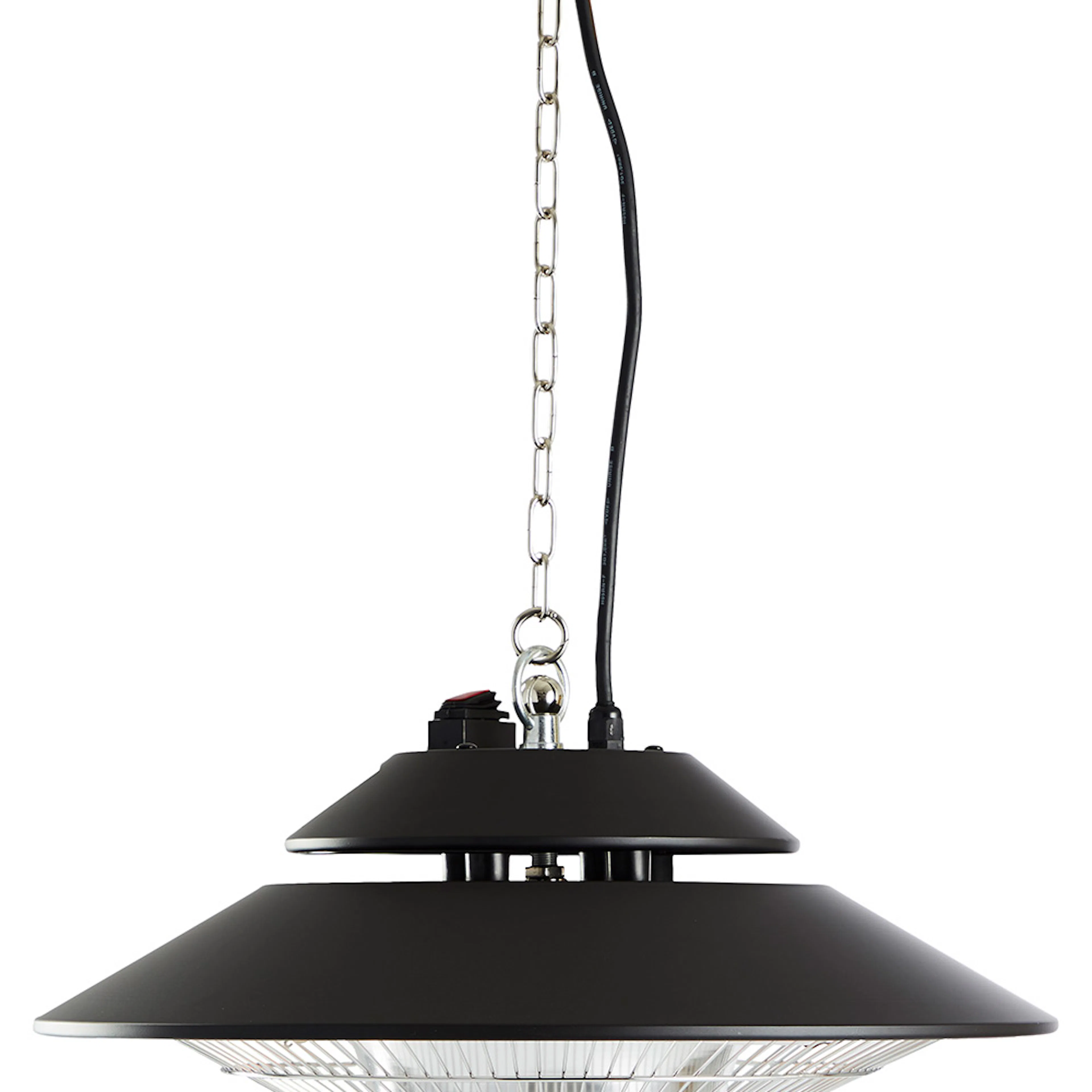 Infravärmare Outfit Bella Fjärrkontrollstyrd Hängande Terrassvärmare med Lampa