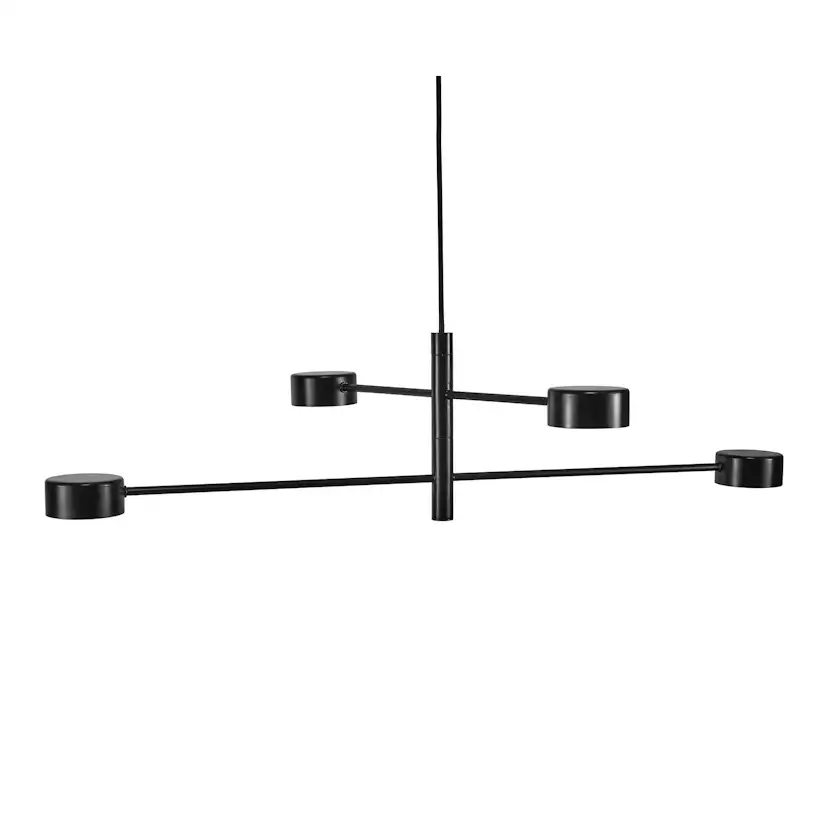 Taklampa Nordlux Clyde 4L Svart