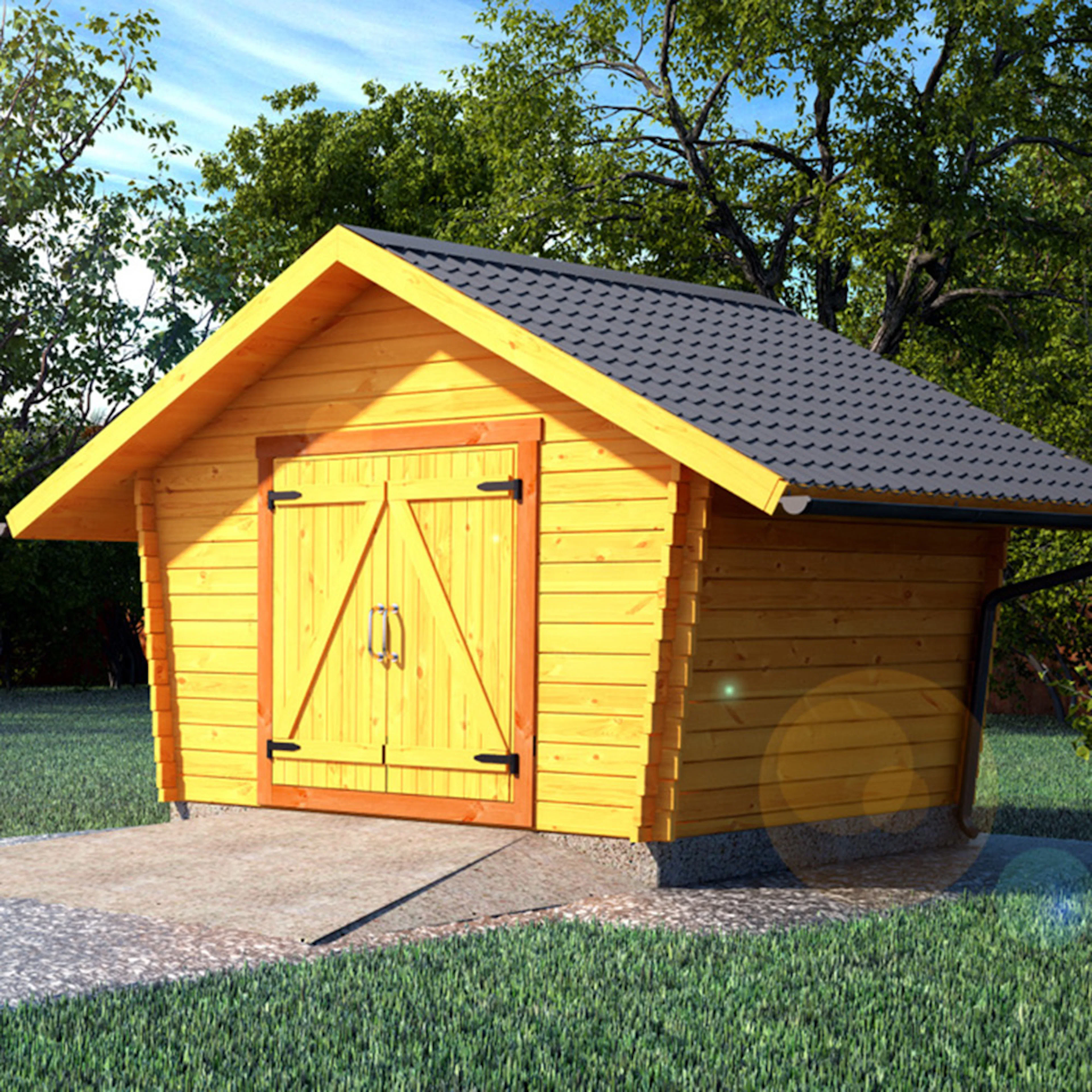 Timmerlada LP Garden R6 Glesa Väggar 6,3 m2