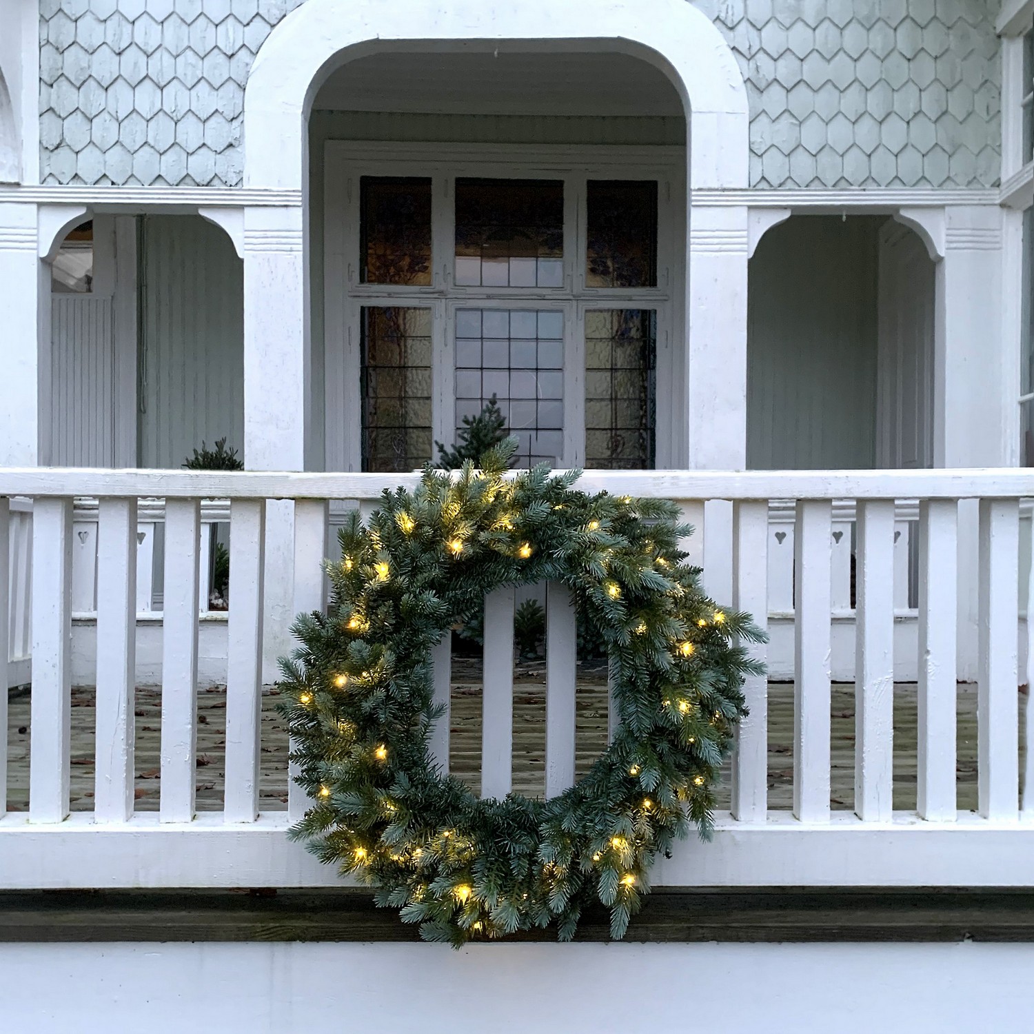 Krans Star Trading Greyland 80 cm LED-Ljuskrans